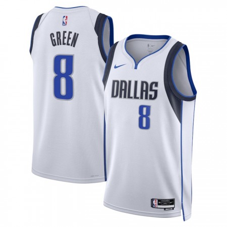 Dres Dallas Mavericks Josh Green 8 Nike 2022-23 Association Edition Bijela Swingman